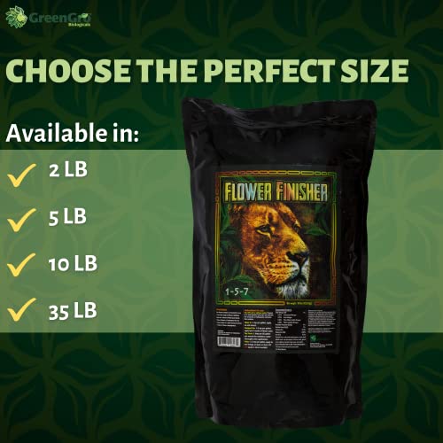GreenGro Flower Finisher - Organic NPK Fertilizer for Plants in Flower
| GreenGro Flower Finisher - Big Bloom Booster f