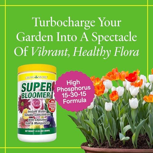 Super Bloomer 15-30-15 Flower Fertilizer - 1.5lbs for All Flower Types
| Super Bloomer 15-30-15 Water-Soluble Flower Fo