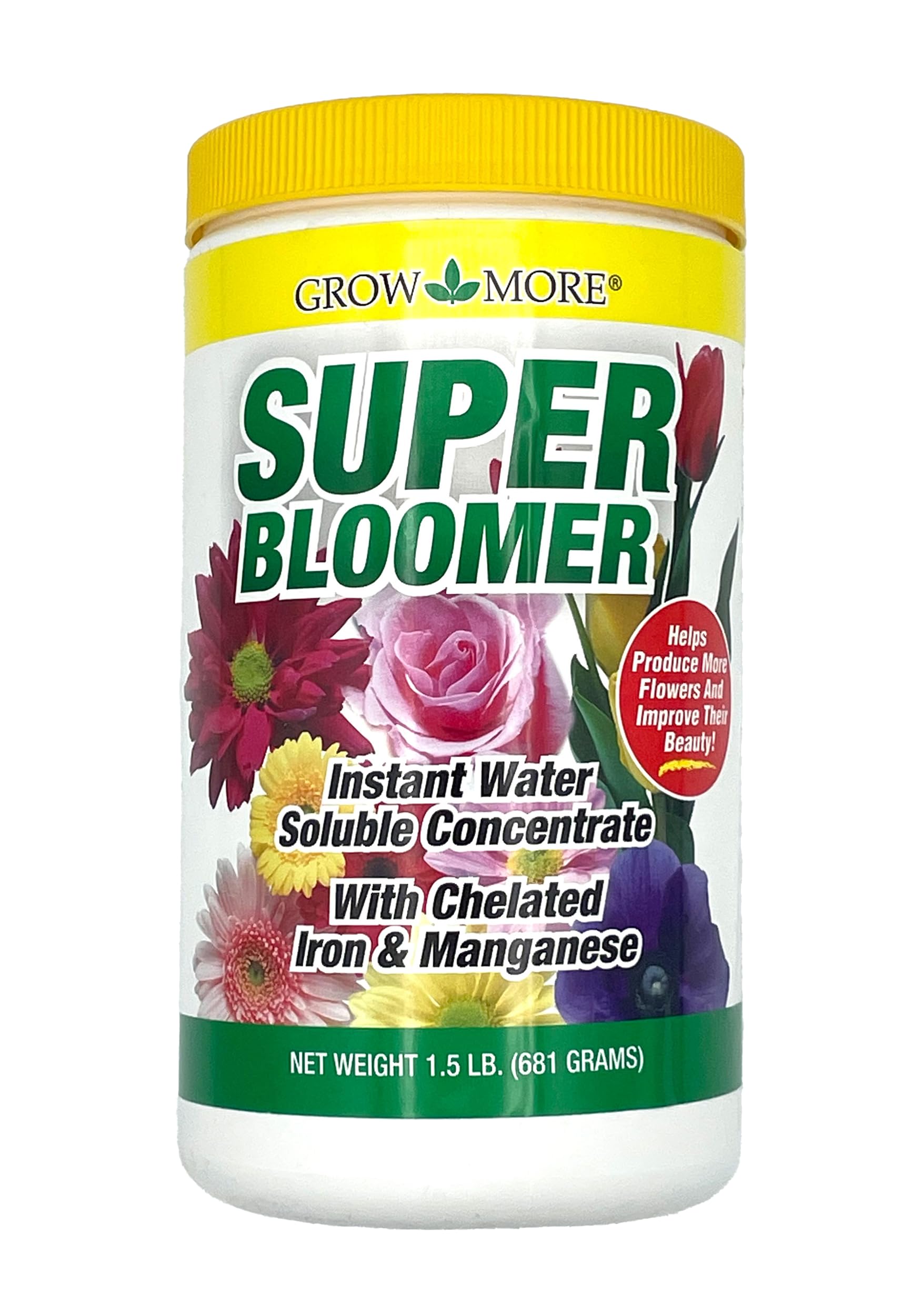Super Bloomer 15-30-15 Flower Fertilizer - 1.5lbs for All Flower Types
| Super Bloomer 15-30-15 Water-Soluble Flower Fo