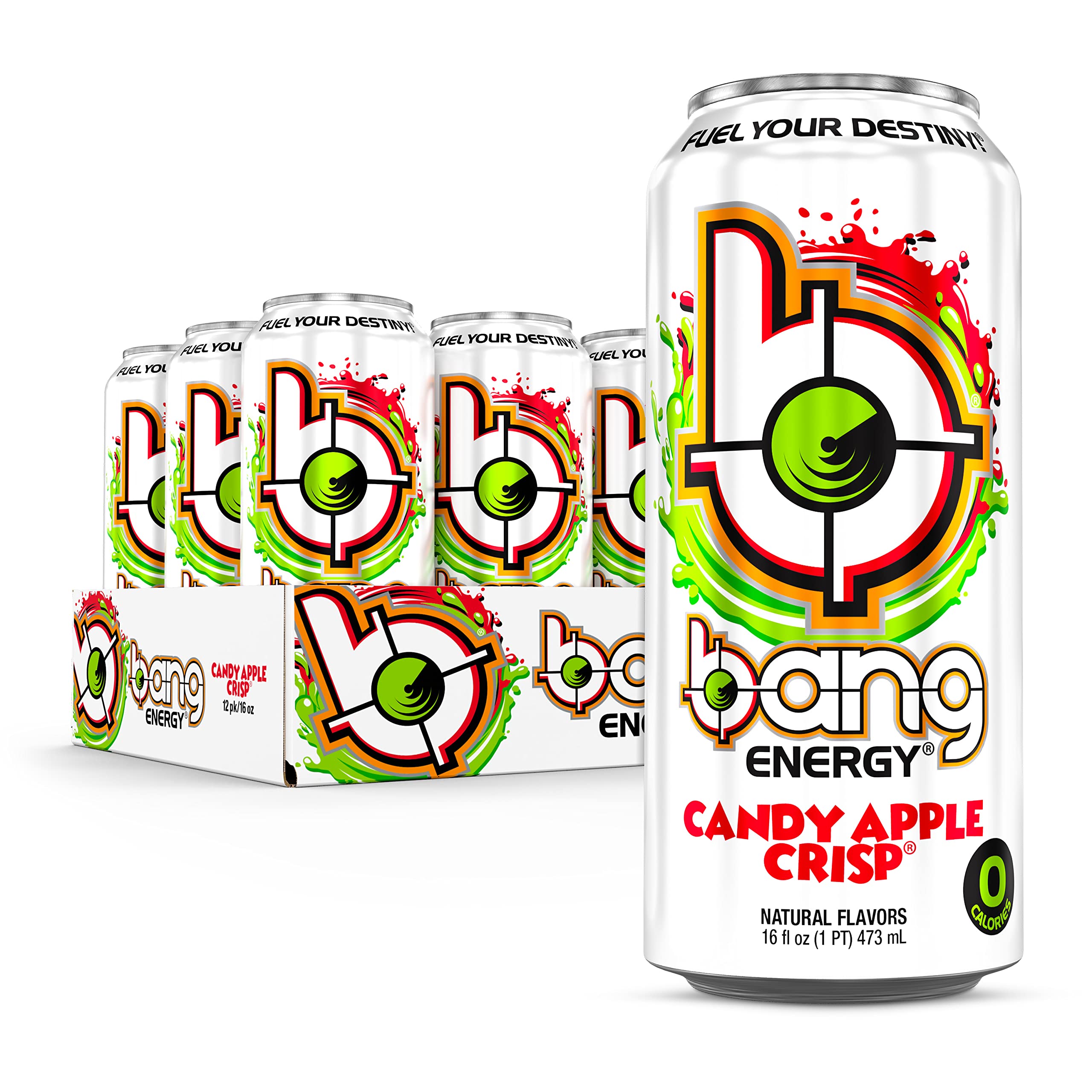  BANG Energy Candy Apple Crisp Sugar-Free Energy Drink for Busy Professionals at Work
| BANG Energy Candy Apple Crisp, S